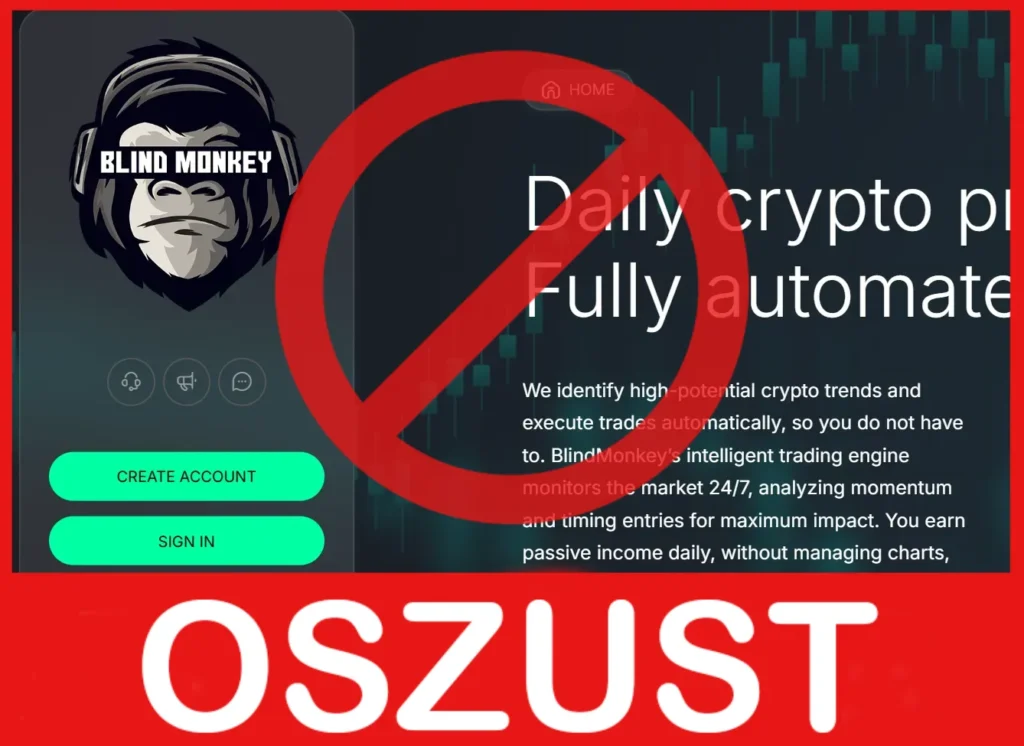 Blind Monkey twarz ekran