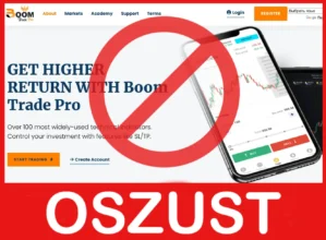 Boom Trade Pro twarz ekran