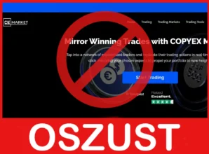 CopyEx Market twarz ekran