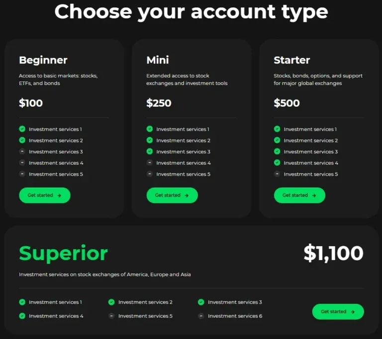 Eurotrade Investments 2 ekran