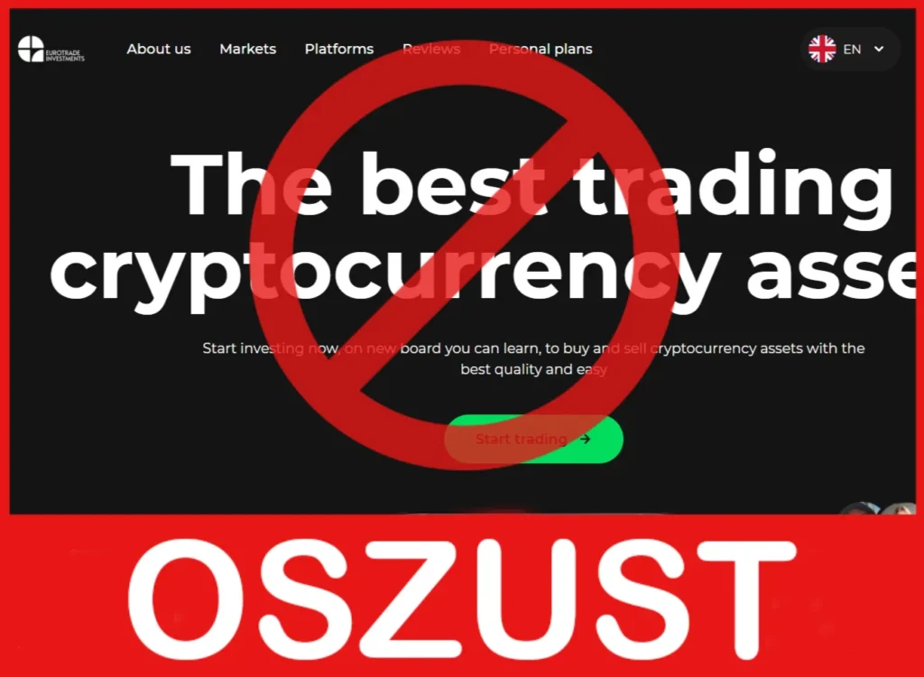 Eurotrade Investments twarz ekran