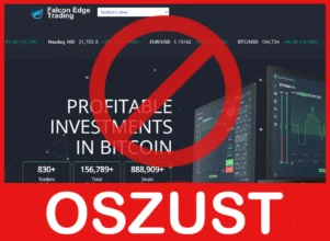 Falcon Edge Trading twarz ekran