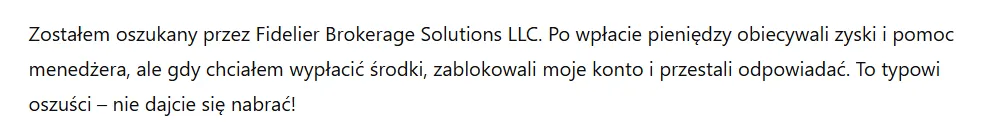 Fidelier Brokerage Solutions LLC 3 ekran