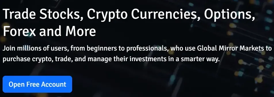 Global Mirror Markets 1 ekran