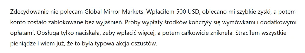 Global Mirror Markets 3 ekran