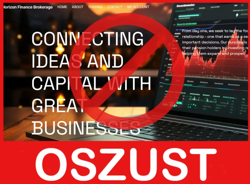 Horizon Finance Brokerage twarz ekran