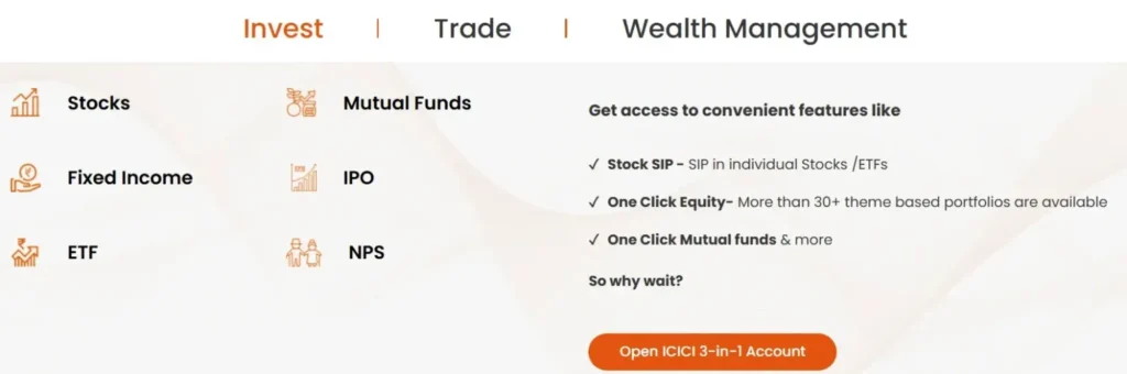 Icici Direct 1 ekran