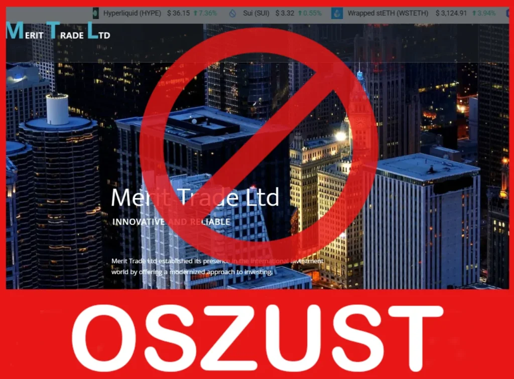 Merit Trade Ltd twarz ekran