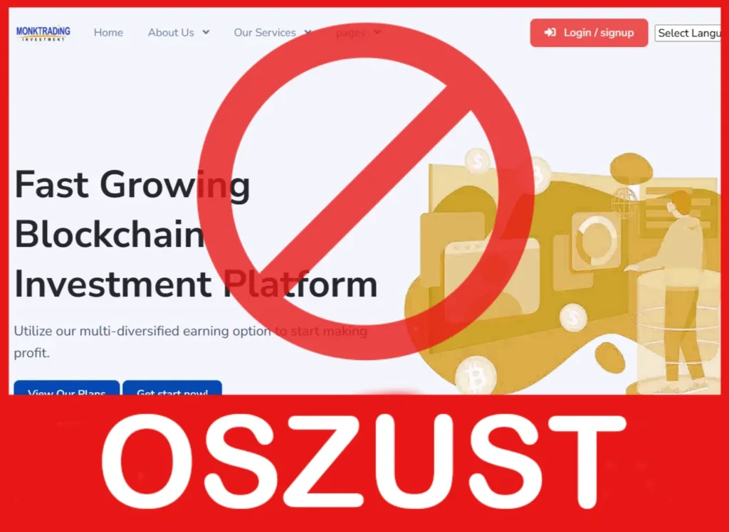 Monktradinginvestment twarz ekran