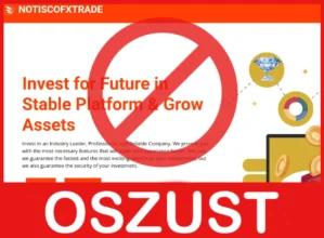 Notiscofxtrade twarz ekran