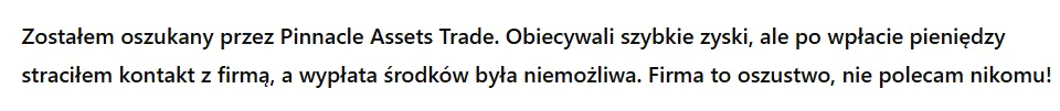 Pinnacle Assets Trade 3 ekran
