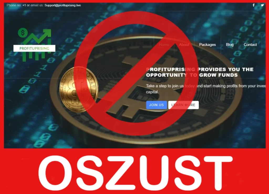 Profituprising twarz ekran