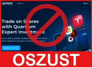 Quantum Expert Investment twarz ekran