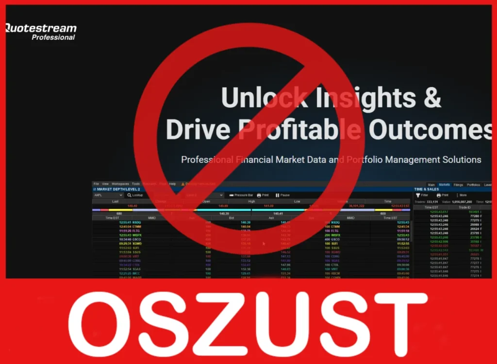 Quotestream twarz ekran