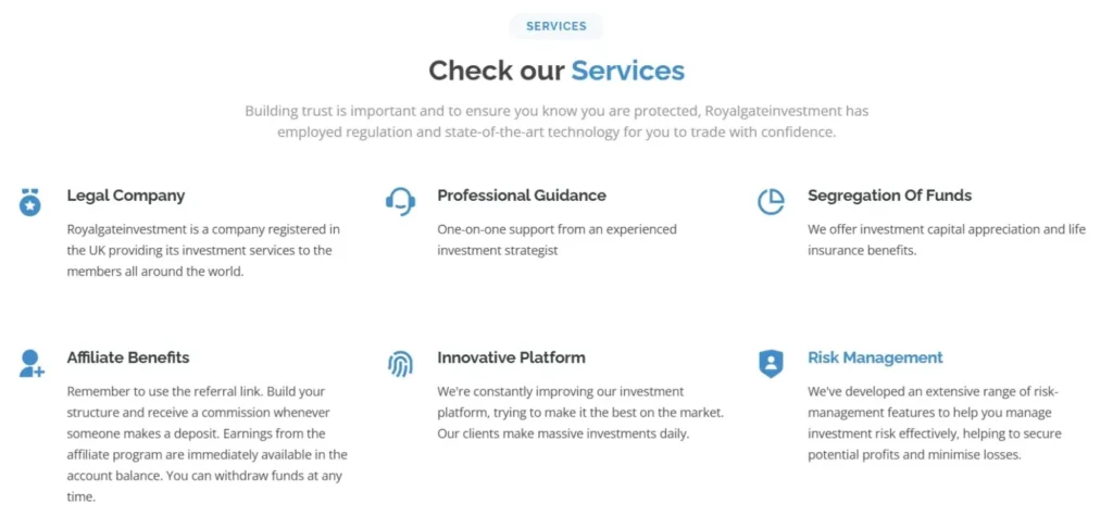 Royalgateinvestment 1 ekran