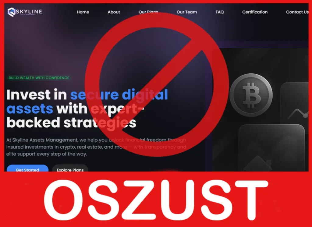 Skyline Assets Management twarz ekran