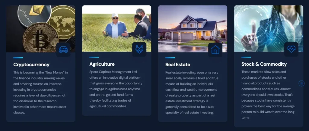 Spero Capitals Management 1 ekran