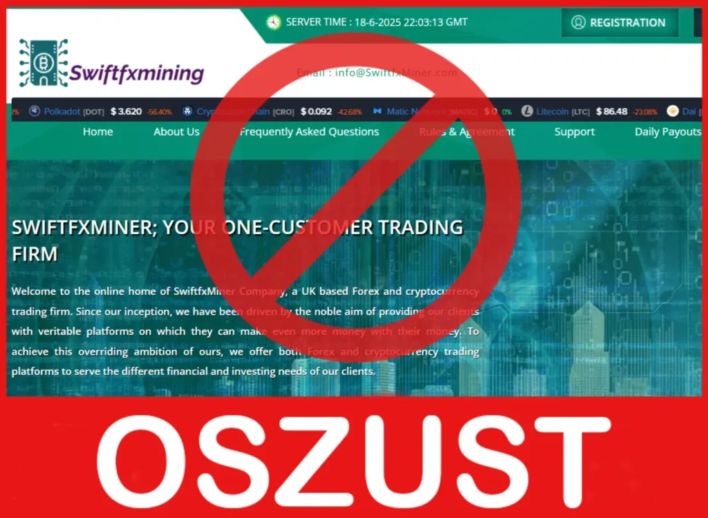 SwiftfxMiner twarz ekran