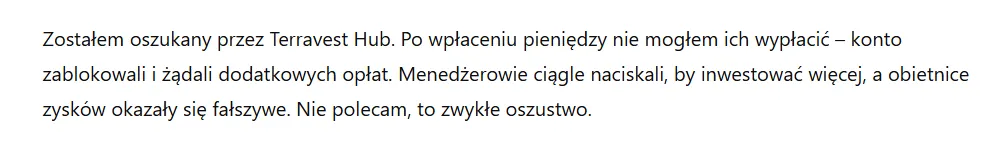 Terravest Hub 3 ekran