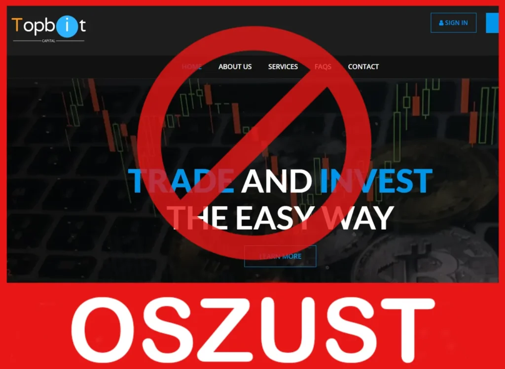 Topbit Capital twarz ekran