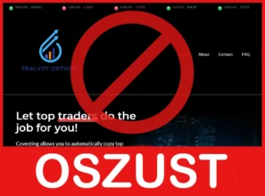 Tralypt Options twarz ekran