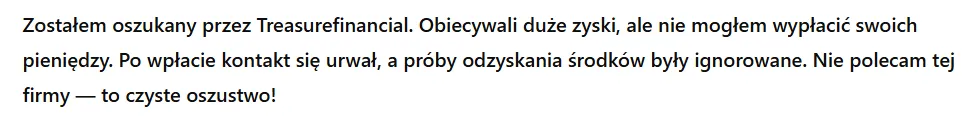 Treasurefinancial 3 ekran
