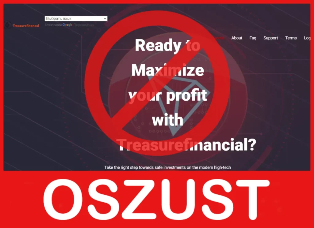 Treasurefinancial twarz ekran