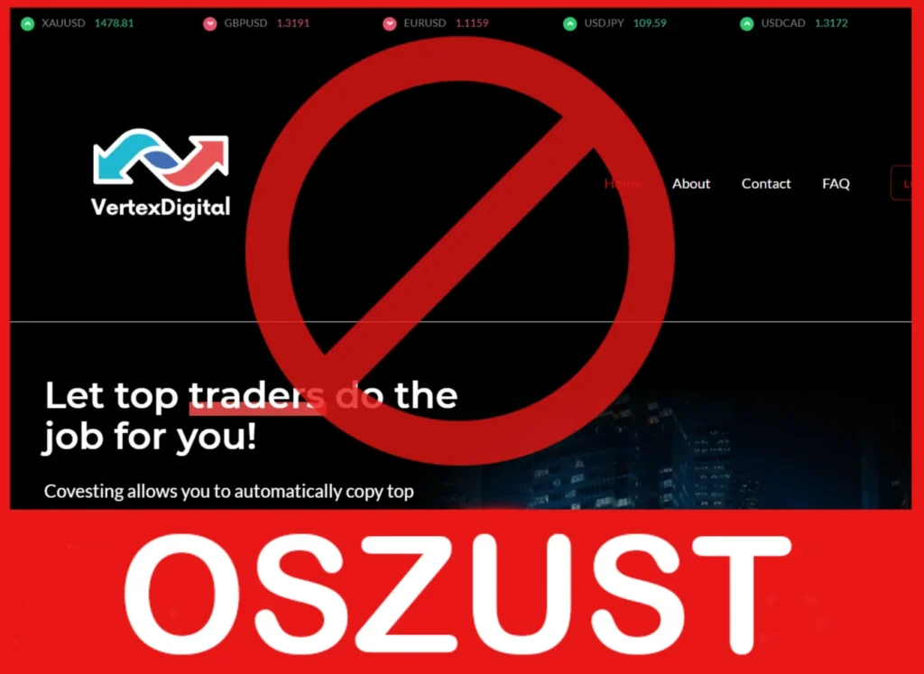 Vertex digital twarz ekran