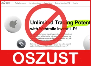 Westmile Invest L.P. twarz ekran