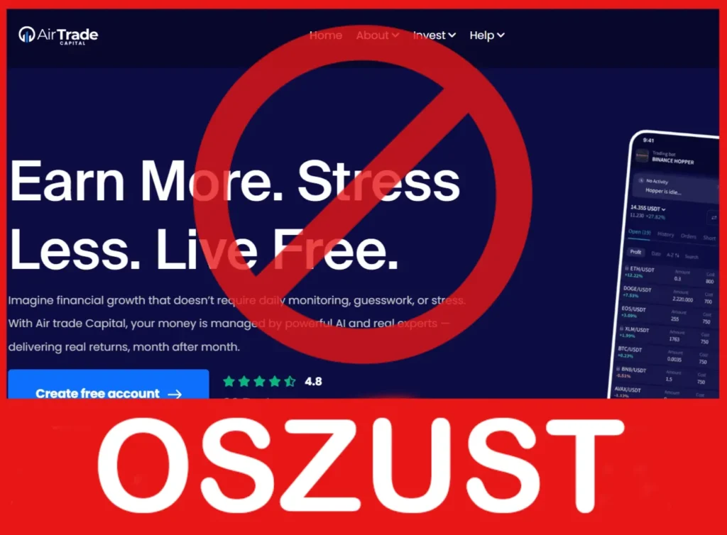 Air Trade Capital twarz ekran