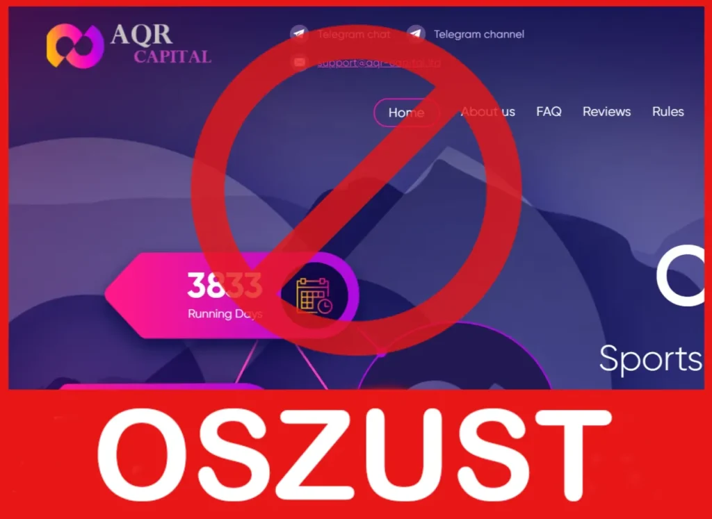 AQR CAPITAL twarz ekran