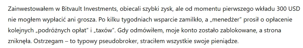 Bitvault Investments 3 ekran