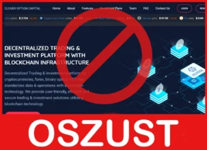 Clover Option Capital twarz ekran