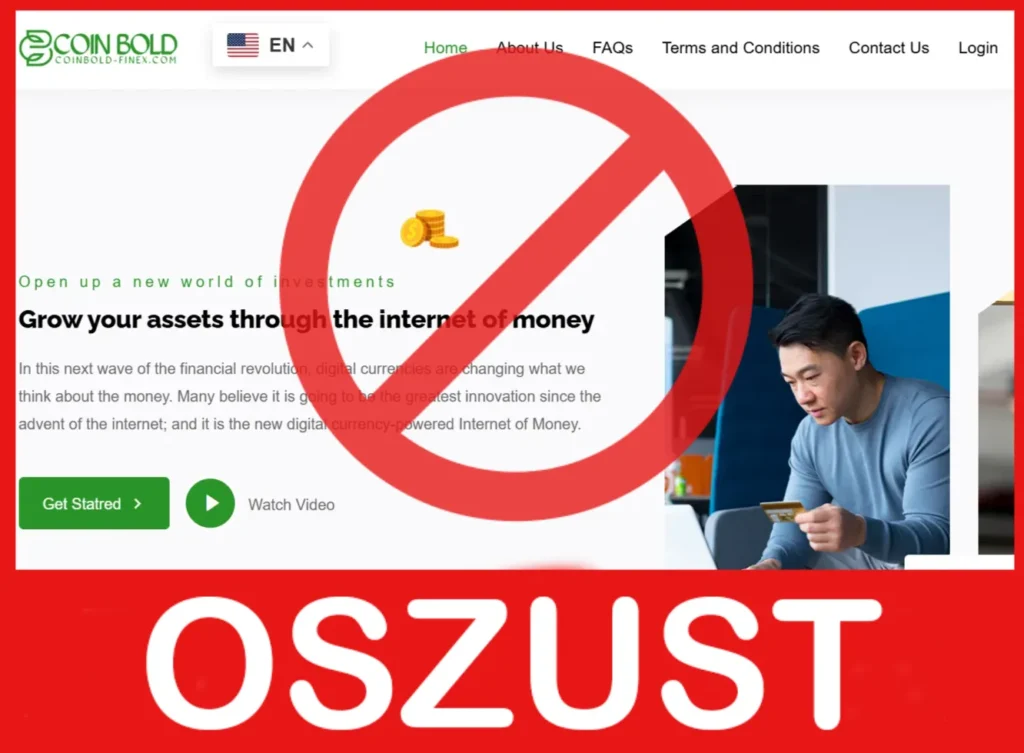 Coin Bold Finex twarz ekran