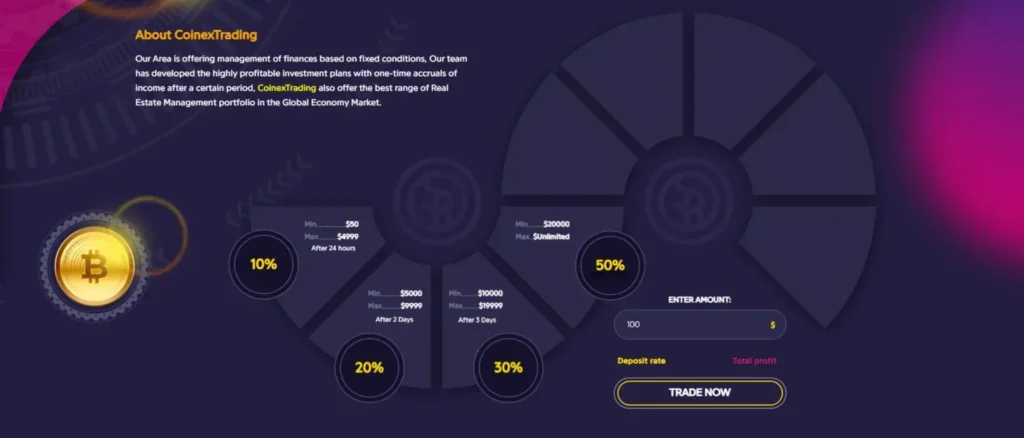 CoinexTrading 2 ekran