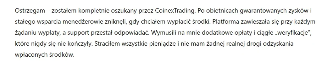 CoinexTrading 3 ekran
