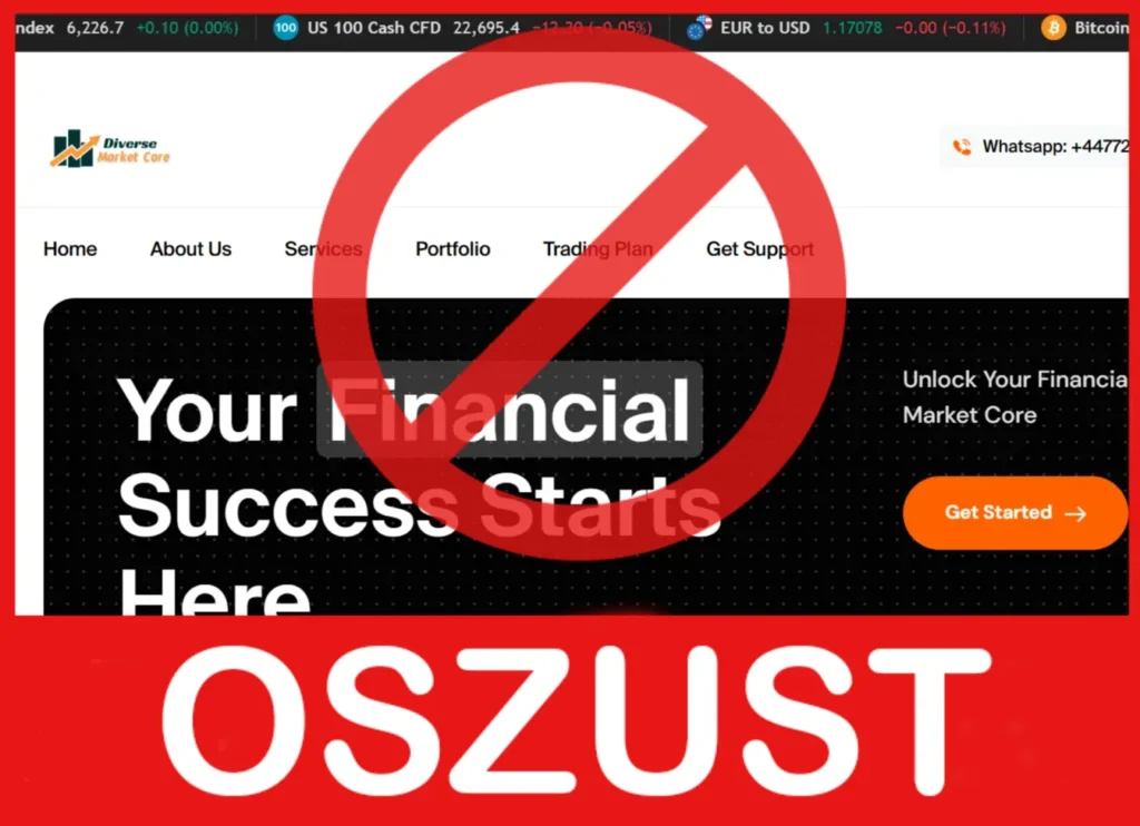 Diverse Market Core twarz ekran