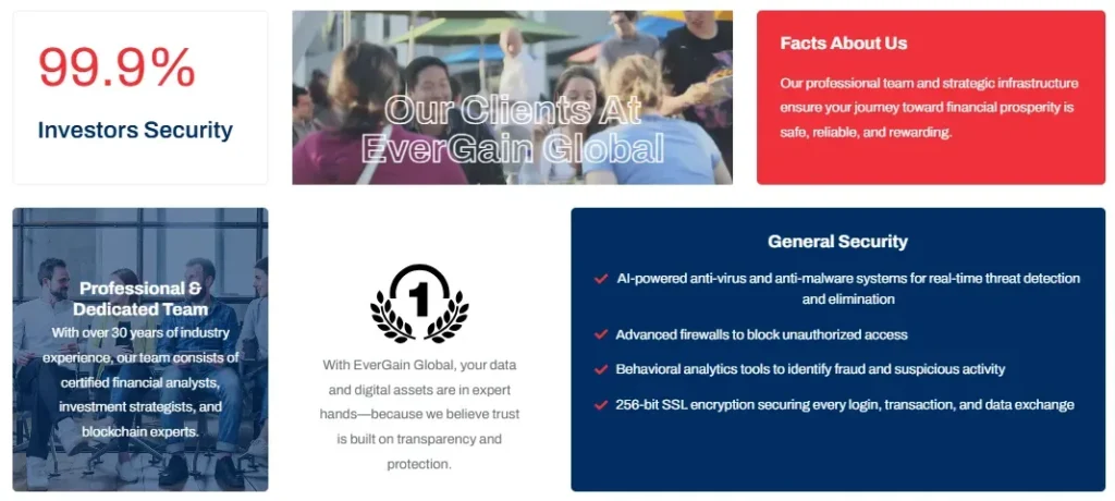 EverGain Global 1 ekran