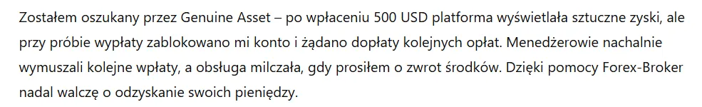 Genuine Asset 3 ekran