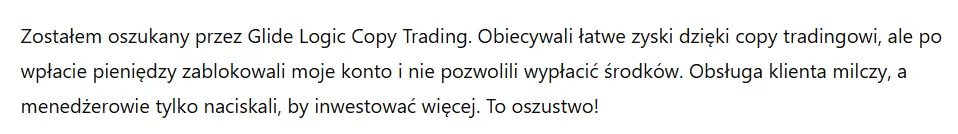 Glide Logic Copy Trading 3 ekran