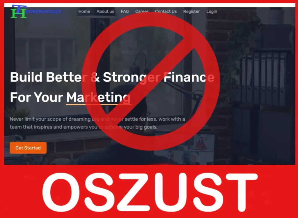 Hypertech Trade twarz ekran