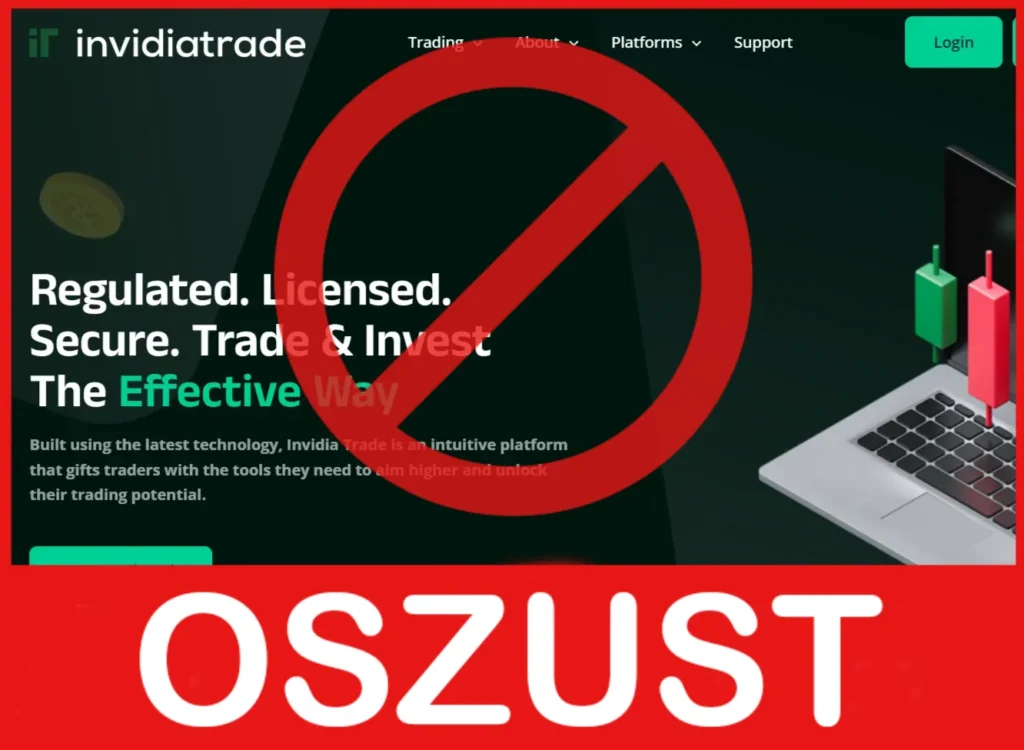 Invidiatrade twarz ekran