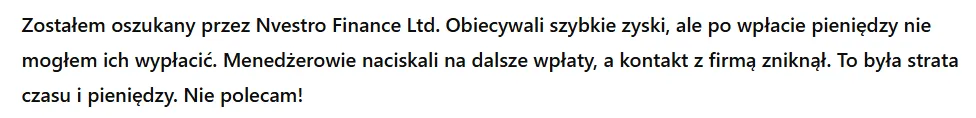 Nvestro Finance Ltd 3 ekran