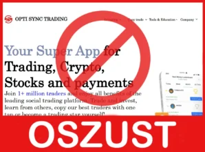 OPTI SYNC TRADING twarz ekran