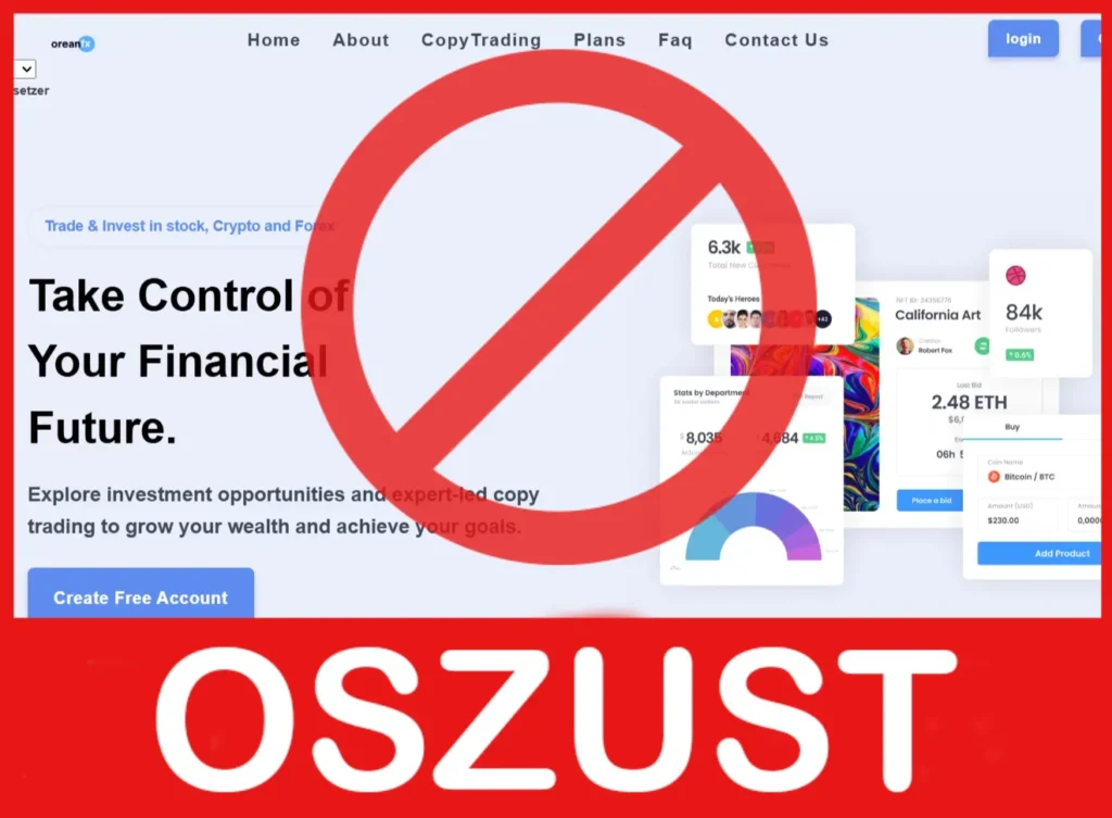 Orean FX twarz ekran