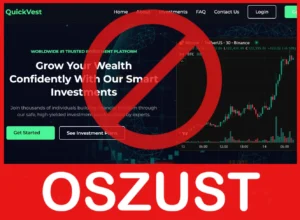 QuickVest twarz ekran