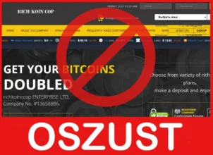 Rich Koin Cop twarz ekran