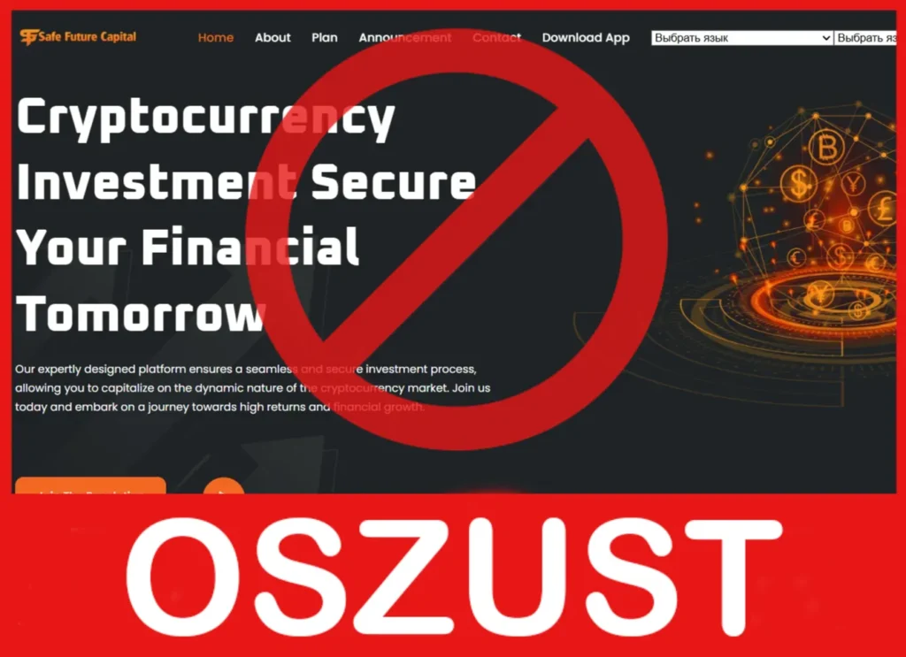 Safe Future Capital twarz ekran