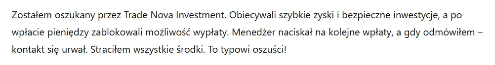 Trade Nova Investment 3 ekran