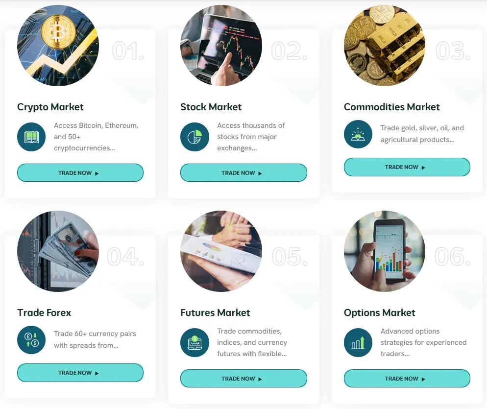 TradoXMarkets 1 ekran